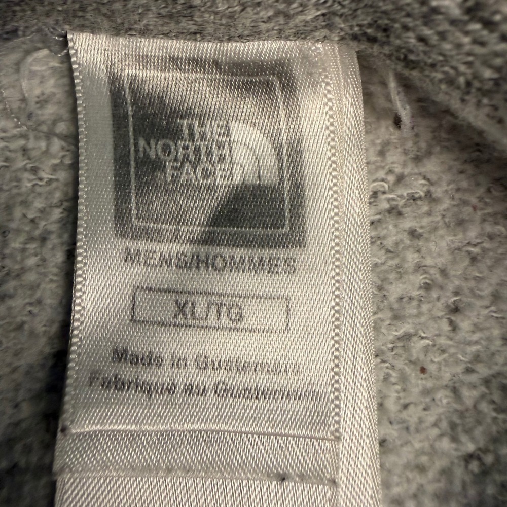The North Face Mens XL Pullover Hoodie Sweatshirt Gray Graphic Logo - Picture 3 of 9